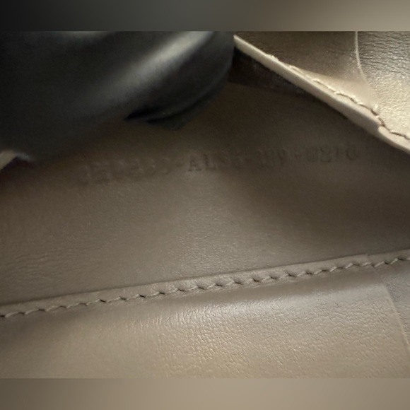 Fendi COA O'Lock Wallet Micro Trifold Rose Pink Tortora Gray Calf Leather - Picture 11 of 16